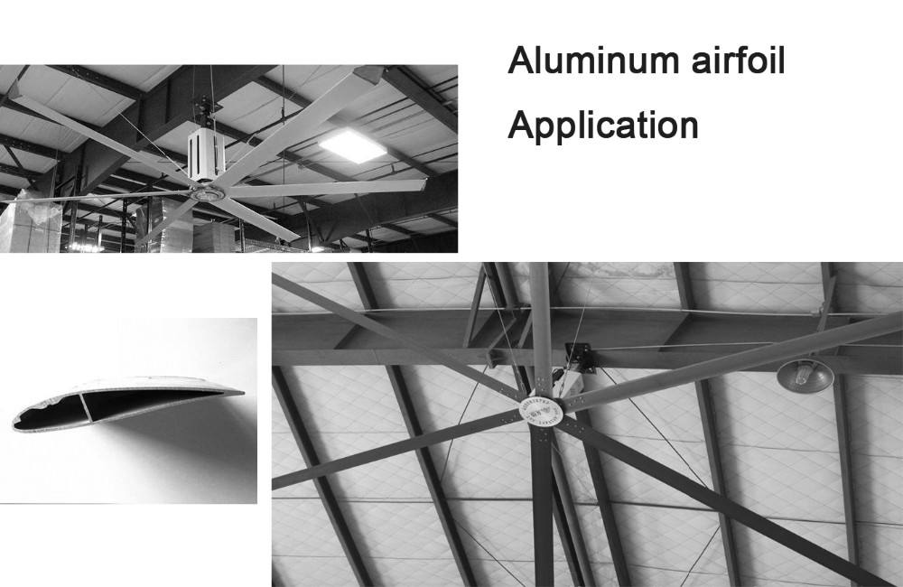 Pala del ventilatore da soffitto in estrusione di alluminio